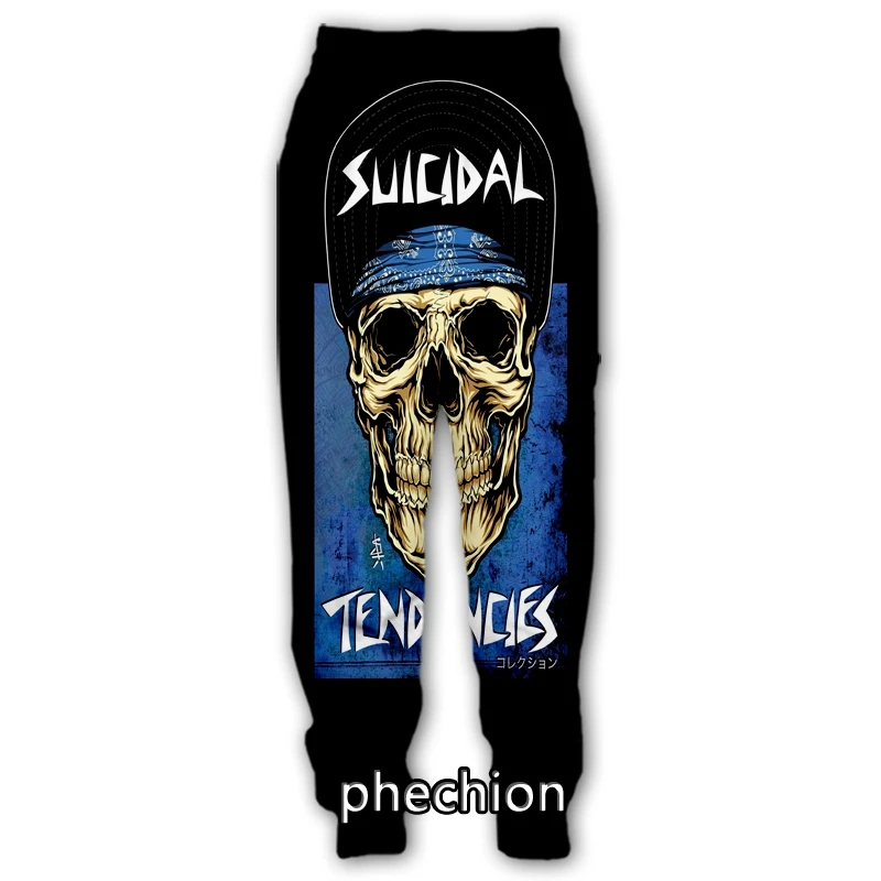 phechion New Fashion Men/Women Suicidal Tendencies 3D Print Casual Pants Novelty Streetwear Men Loose Sporting Trousers Q31