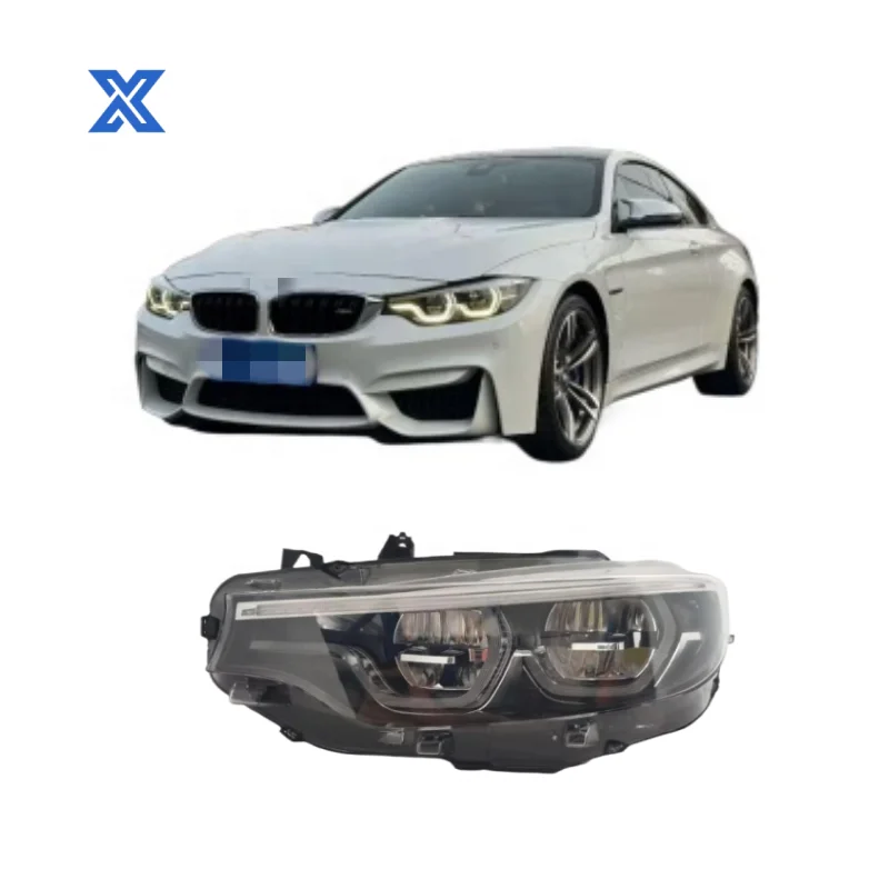 

For BMW M4 2016-2017-2018-2019 Headlights Scoop Headlights Refurbished Parts LED Headlights