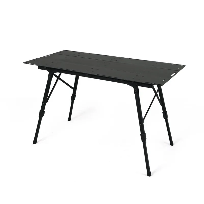 

aluminum alloy picnic equipment Large tactical tables and chairs Folding three-stage storage Folding table Dining table