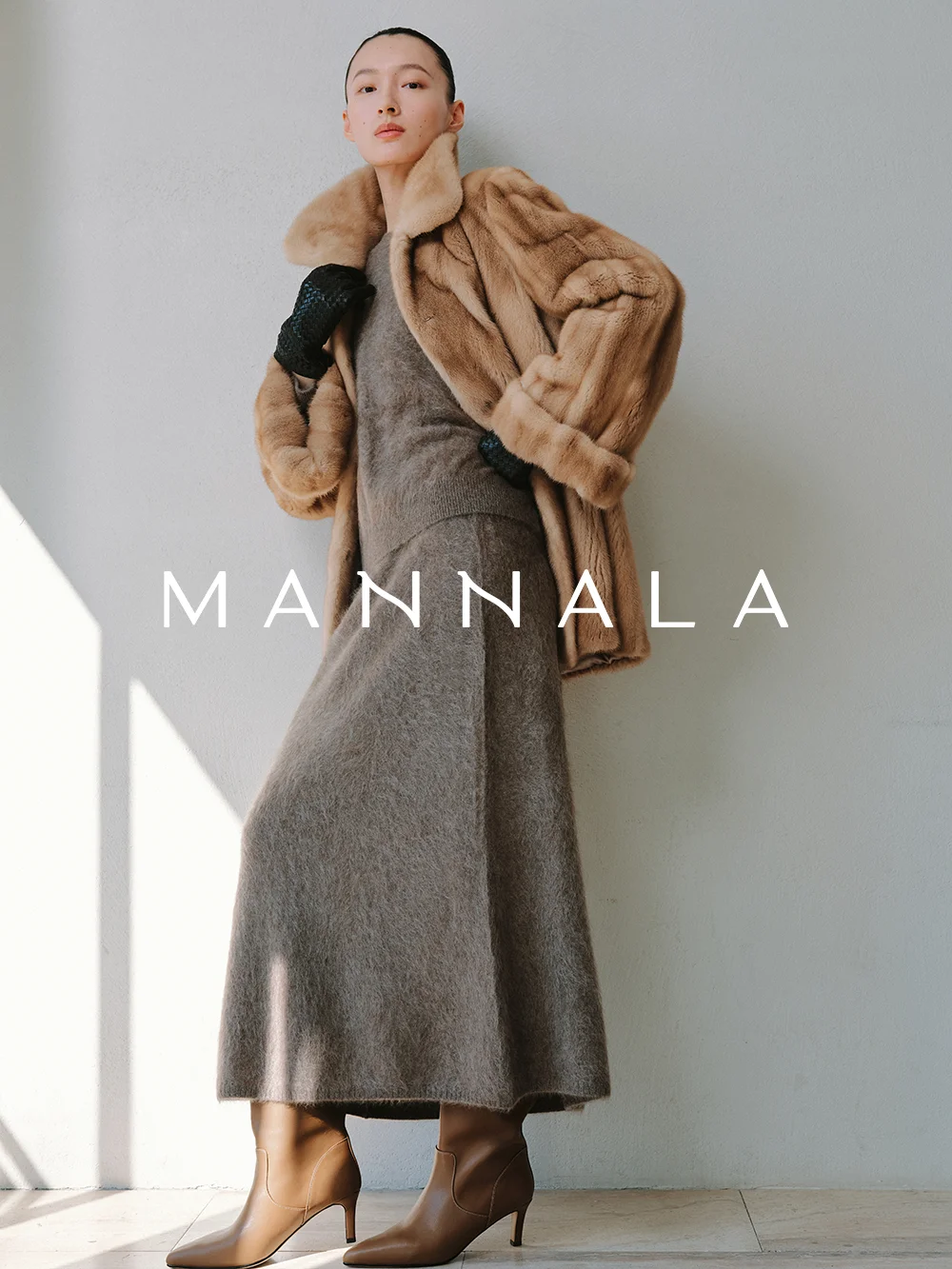 

Свитер Mannala из овечьей шерсти свободного кроя с круглым вырезом, простой, теплый, мягкий, женский, вязаный, Q4788, зимняя коллекция, Китай