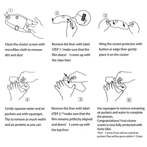 Motorradschutzinstrumentfilm, Scratch -Cluster -Bildschirm -Armaturenbrett, Honda CBR650R -Zubehör, neu, 24, CB500R, CB650R 8 Hauptverkaufsgremium CB650R - №1