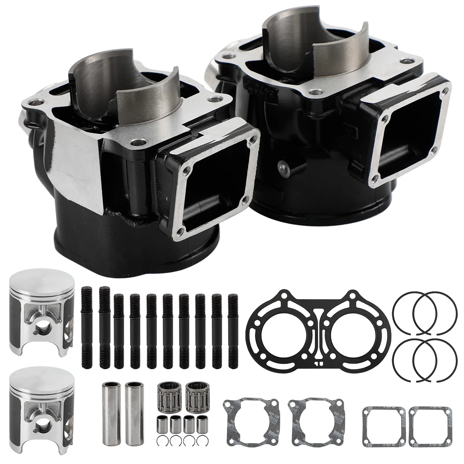 64mm Cylinder Piston Gasket for 350cc ATV Engine 1987-2006 Stock Bore Top End Rebuild Kit High Performance