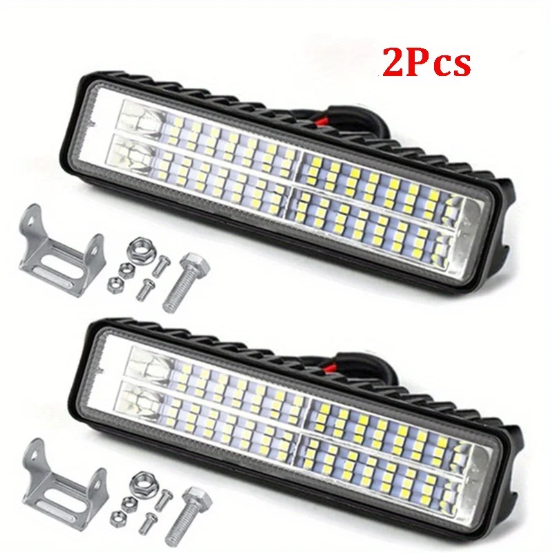 1/2Pcs LED Headlights For Auto Motorcycle Truck Boat Tractor Trailer Offroad Working Light Bar Spot Lights Driving Fog Lamp