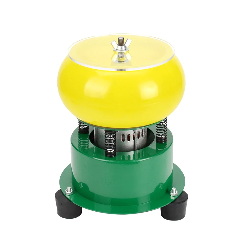 6 Inch Vibratory Tumbler Polishing Machine Jade Agate Grinder Vibrating Barrel Grinder Vibration Polishing Machine