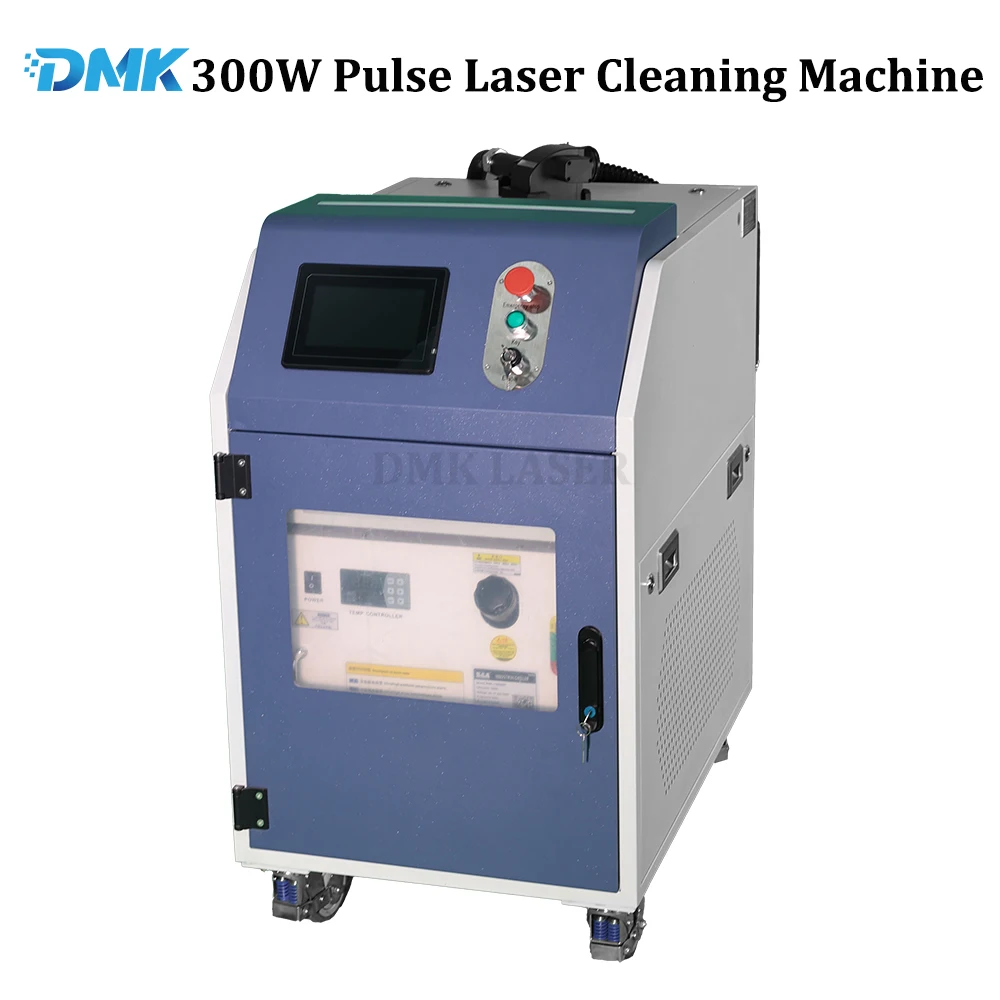 DMK 300W Pulse Laser Cleaner macchina per la pulizia Laser raffreddamento ad acqua dispositivo di rimozione della ruggine Laser per la rimozione