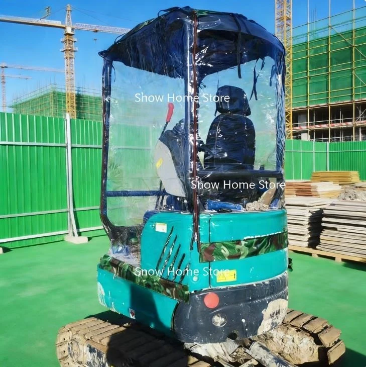ミニショベルカー用カーカバー-暖かい日よけ-pvc-防風-クボタ、jcb、ヤンマー、三一重工に適しています