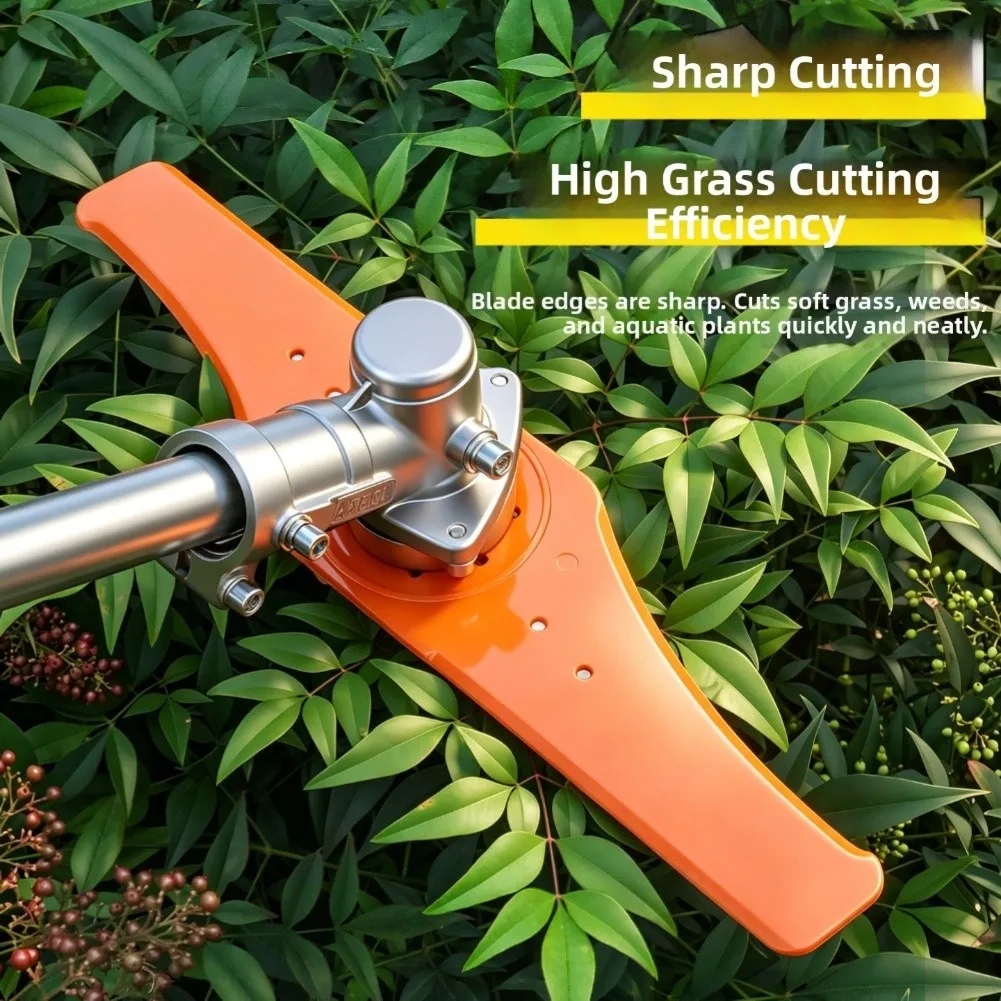 Nylon Trimmer Line 2T 3T 4T- Soft Cutting Edge Replacement For Grass Trimmer Brush Cutter 26mm Hole Orange