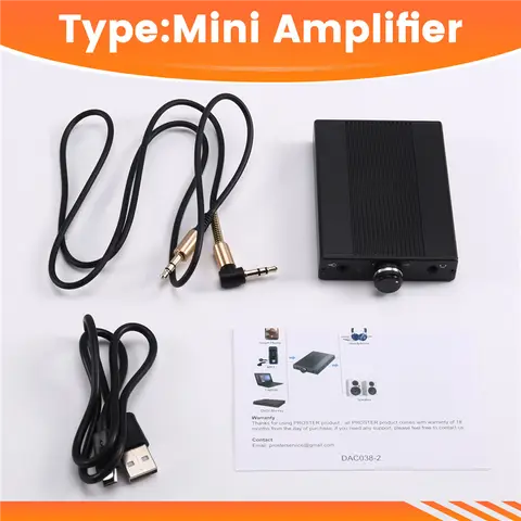 B92B-Hifi 16-150 Ohm 헤드폰 이어폰 앰프 3.5Mm 잭 Aux 휴대 전화 음악 플레이어 용 휴대용 조절 오디오 앰프