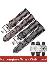 18 19 20 21 22mm Genuine Calfskin Watchband for Longines Master L2 L3 L4 L2.628 L2.673 Cowhide Leather Watch Strap Bracelet