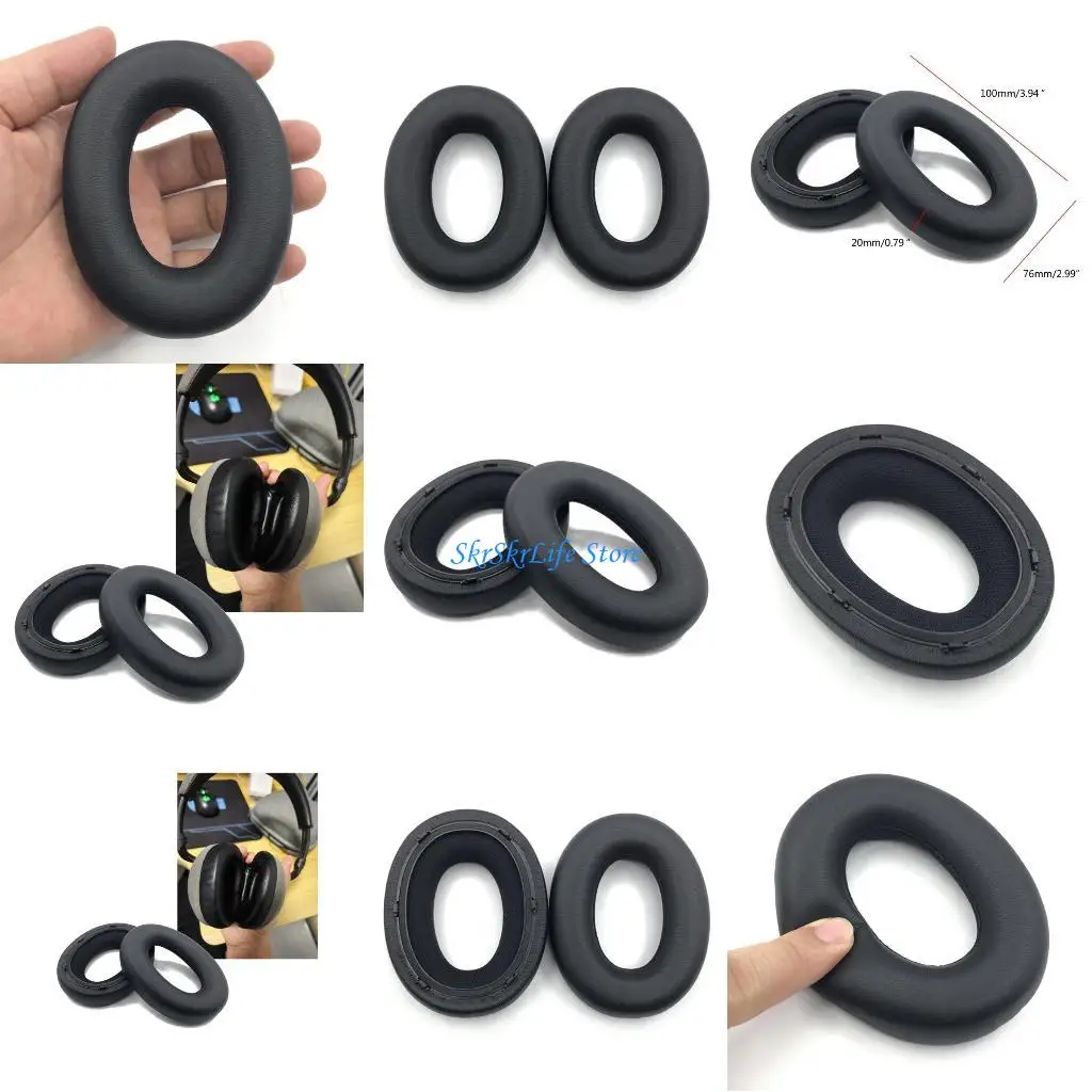 

E65E Replacement Ear Pads Cushion Earmuff for Bowers Px7 Headset Ear Cushion