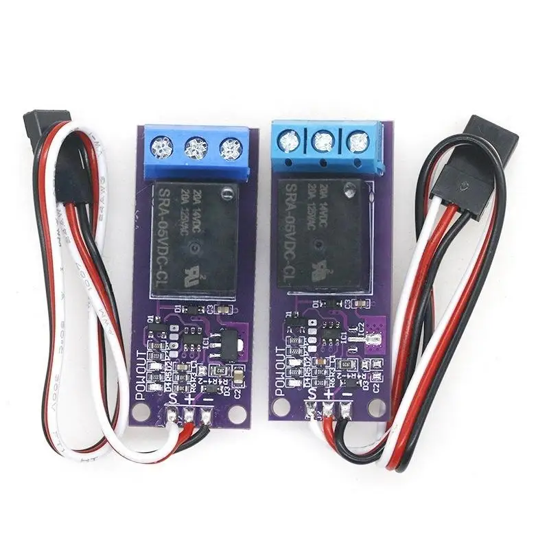 RC Model Aircraft PWM Relay Switch Module Easy to Operate Electronic GPS Light Controller for RC Drone Beginner DIY Modificatio
