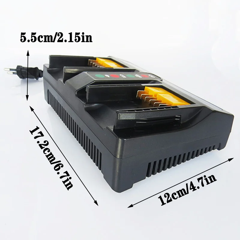 

Зарядное устройство для литий-ионного аккумулятора 3А для Worx WA3875 Зарядное устройство 20 В 18 В для Worx WA3520 WA3525 WA3578 WA3575 WA3742 Быстрая зарядка с вилкой европейского стандарта НОВАЯ