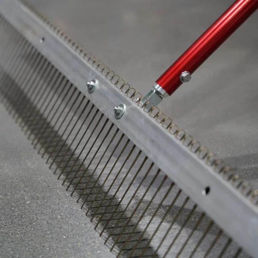 Cement Tool Concrete brush to texture concrete roads flat wire broom 36