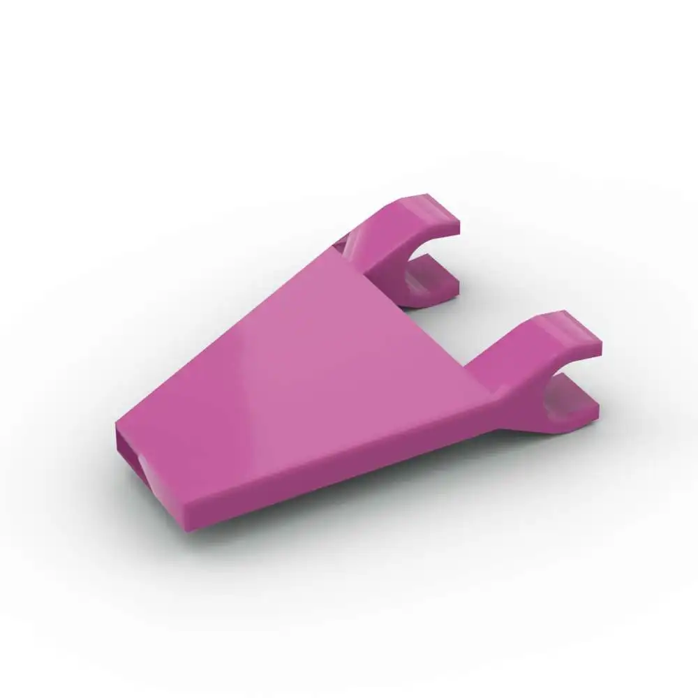 Moc 10 pçs tijolo 44676 bandeira placa compatível 2x2 trapézio bloco de construção casa partícula quebra-cabeça educacional brinquedo diy presente das crianças