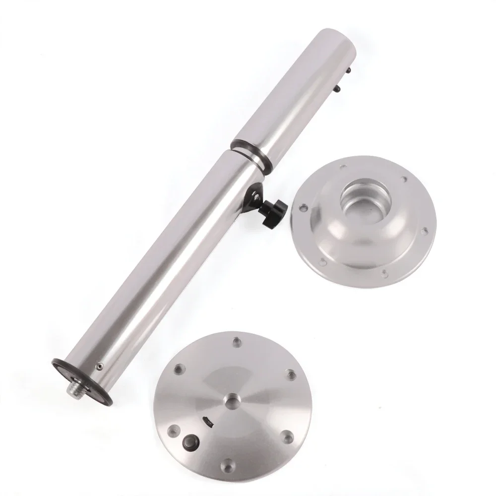 Aluminum Adjustable Table Pedestal Stand 565mm-720mm/22