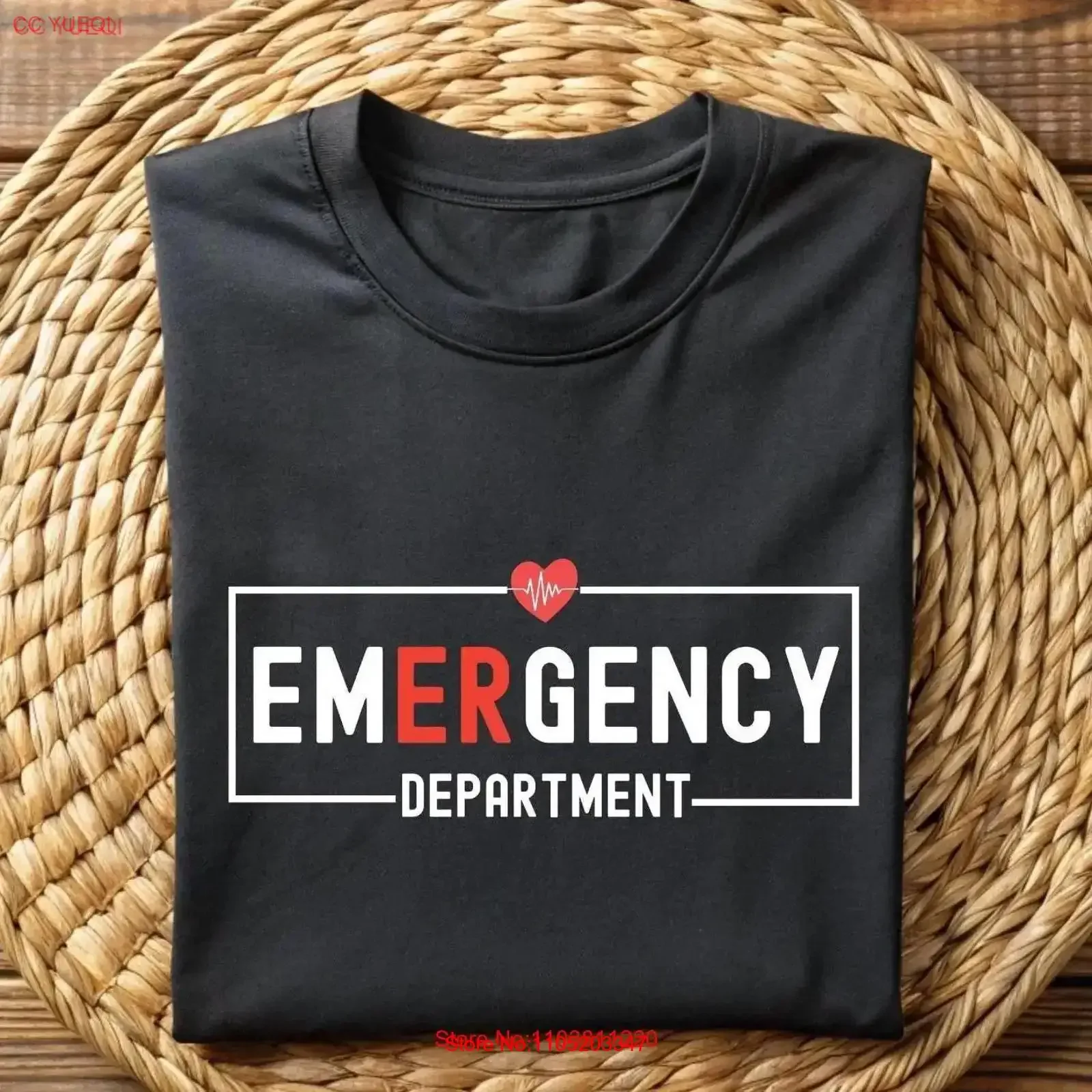 تي شيرت ممرضة قسم الطوارئ ER غرفة الطب RNT عتيق مغسول موضة للجنسين مصمم جرافيك ملابس ناعمة ملابس الشارع #1