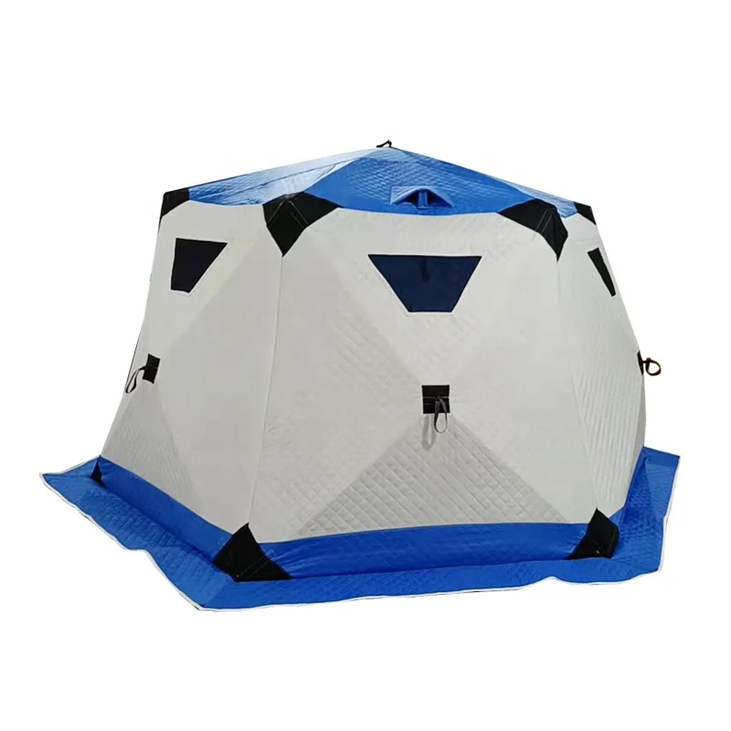 Quick Opening Windproof Tent Winter Camping Hiking Ice Cube Fishing Tent