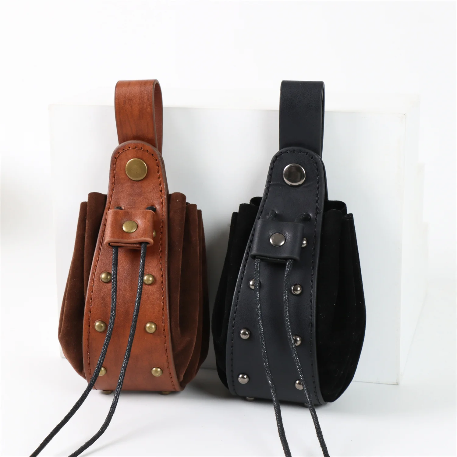 Medieval Retro Waist Bag Viking Style Hanging Belt Coin Purse Knight Fanny Pack Portable Men Women Money Pouch Costume Props