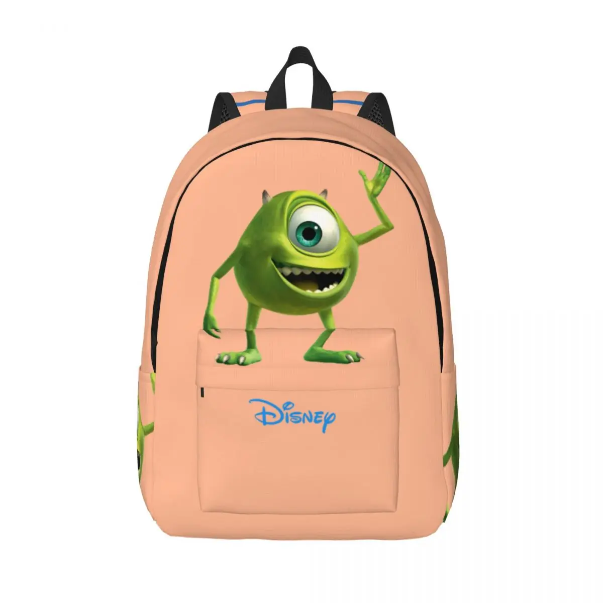 Mike Wazowski Classic Kindergarten Bag Disney｠Monsters University｠Film Students Super Quality Travel Gift Zipper