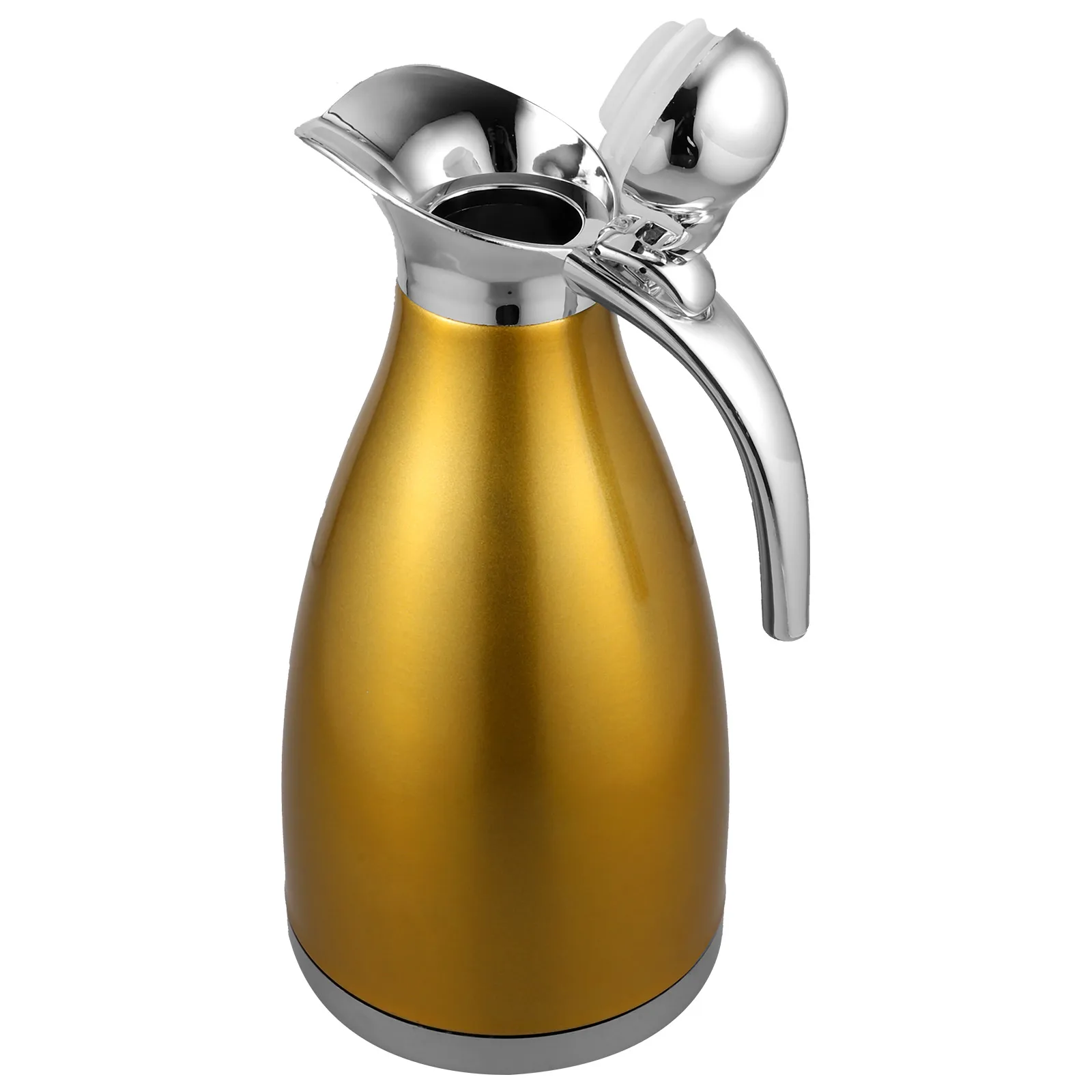 

Stylish Thermal Bottle Insulated Vacuum Pot for Coffee Tea Stainless Steel Safe Anti Leak Easy to Use Gift Idea