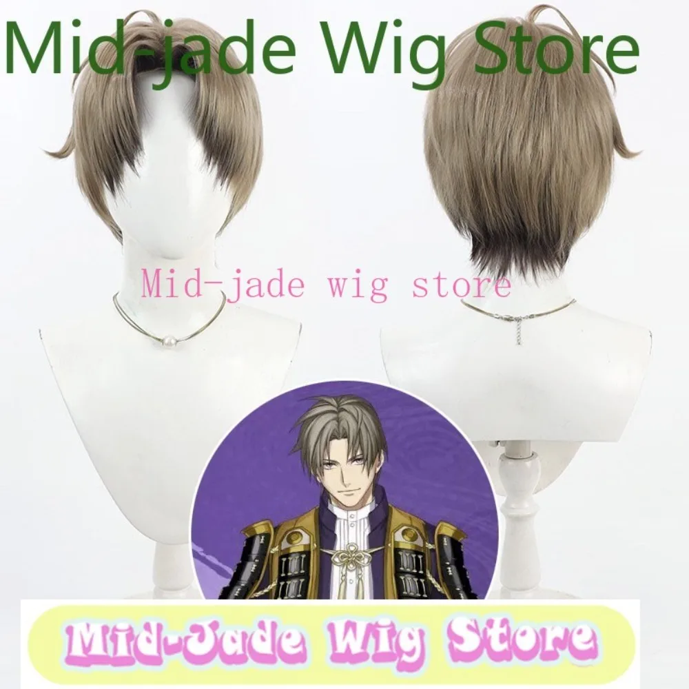 

Mid-jade Wig Store Heshikirihasebe Cosplay Wig Anime Games Halloween Carnival Party Synthetic Heat Resistant Hair