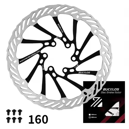 BUCKLOS Ultralight MTB Bike Hydraulic Disc Brake Rotor 160/180/203mm Mountain Road Racing Bicycle Brake Disc with 6 Free Bolts - Image 30
