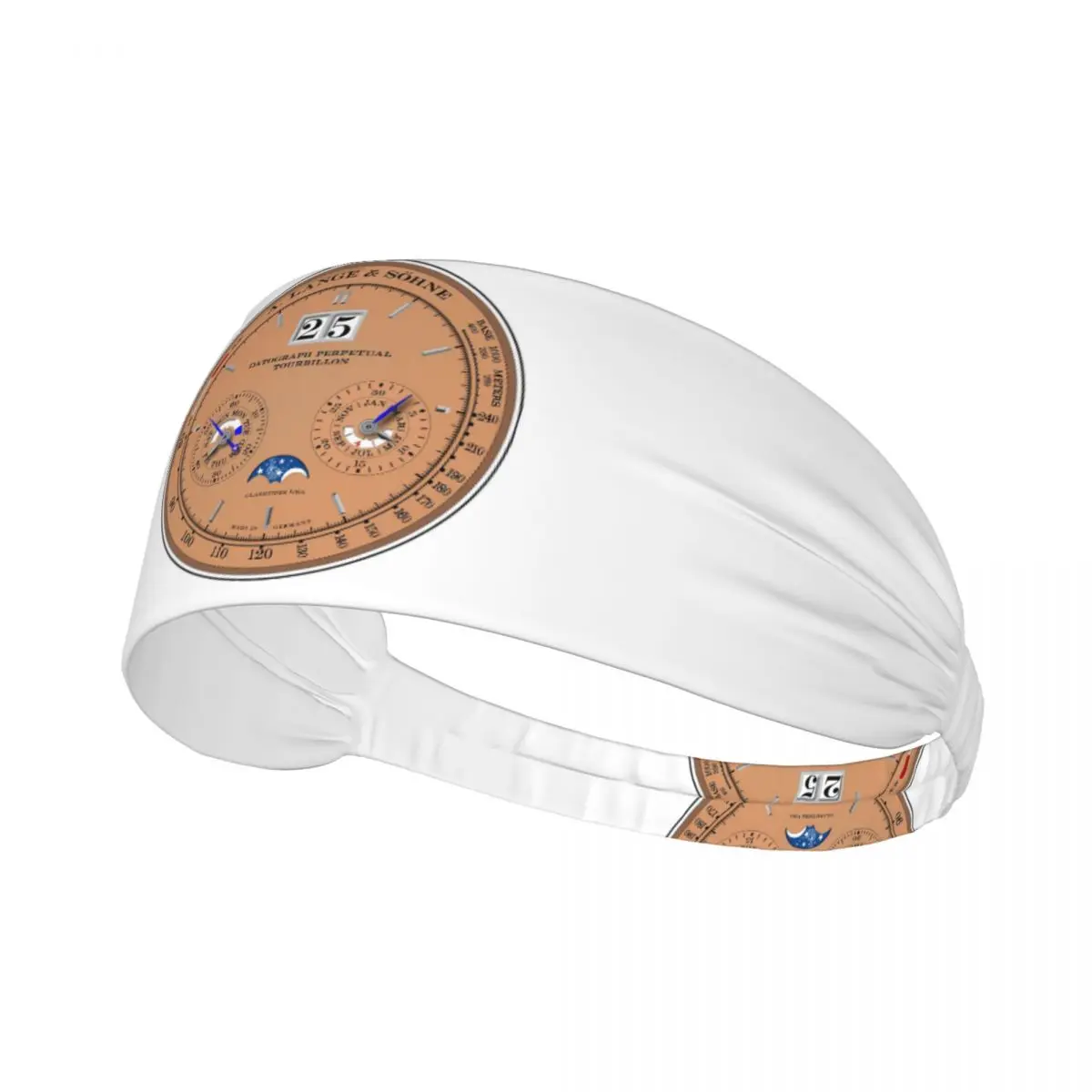 

Lange & Sohne Datograph Dial Men Women Headband Wicking Moisture Sports Sweatband for Gym Yoga Running