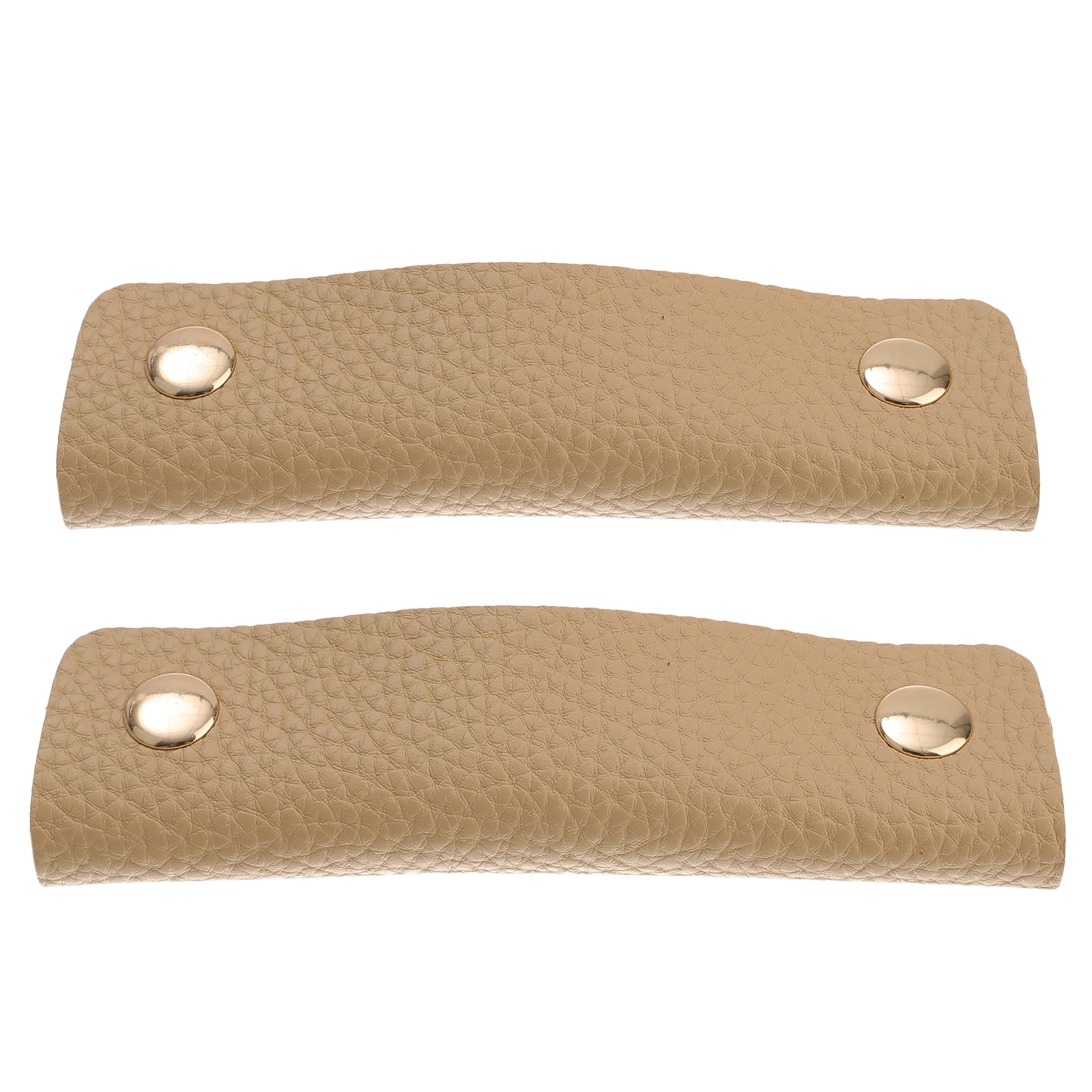 

2 Pcs Anti-snap Gloves Tag Duffel Bag Handle Cover Strap Grocery Grips Protector Pu Baby Shopping