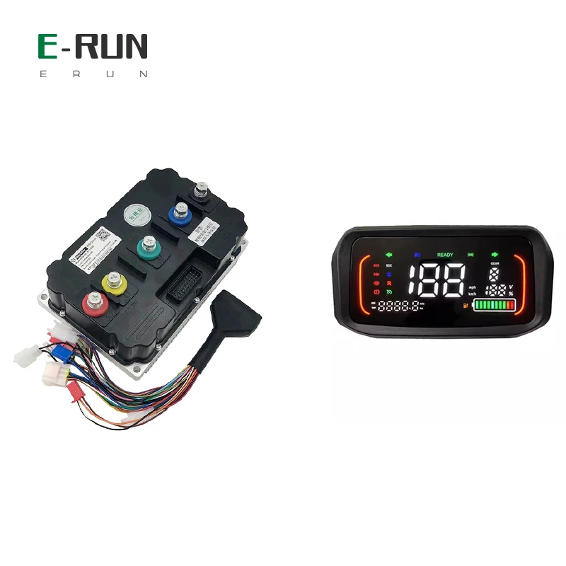 

ND961800 96V DC 800A Peak 1800A 20KW Fardriver Controller for PMSM Electric Vehicle Motor With N7 Colorful LCD Display