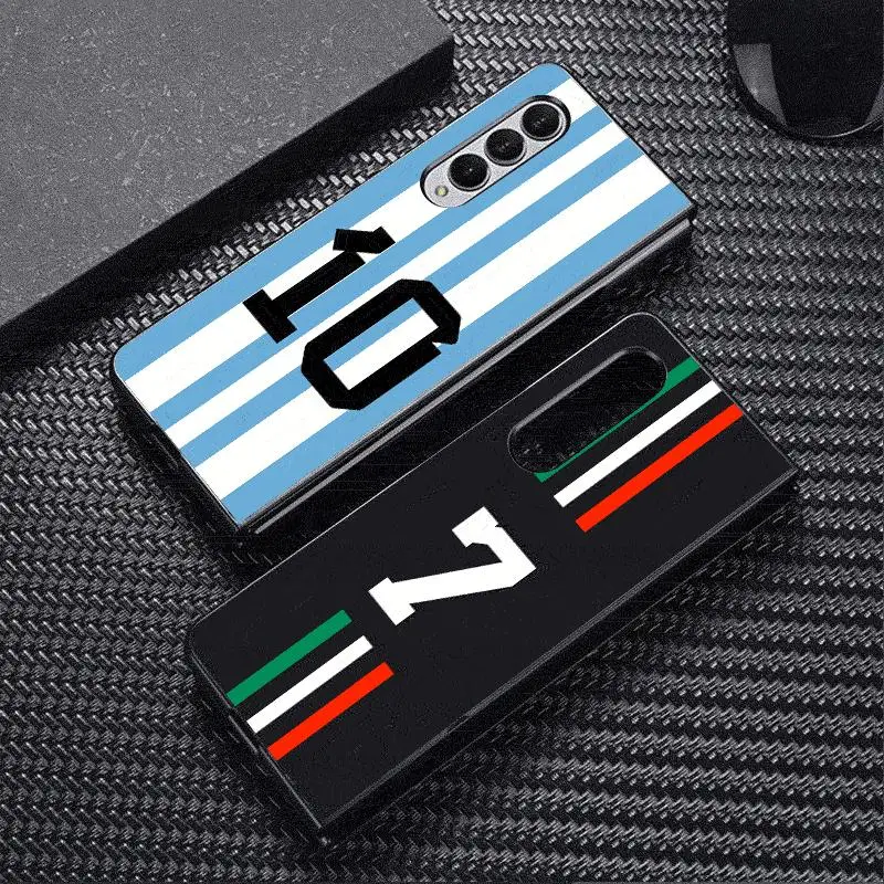 ฟุตบอลStarศิลปะดิจิตอลสําหรับSamsung Galaxy Z Fold6 Z Fold3 ZFold4 Z Fold5 5G Z Fold4 5G Coqueกันชนกันกระแทก