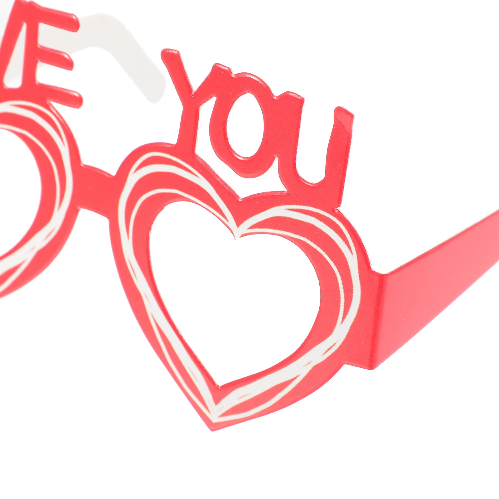 

12pcs Paper Glasses Valentines Day Decor Fun Eyeglasses Bride Party Favor Costume Props Lightweight Teen Adults Special