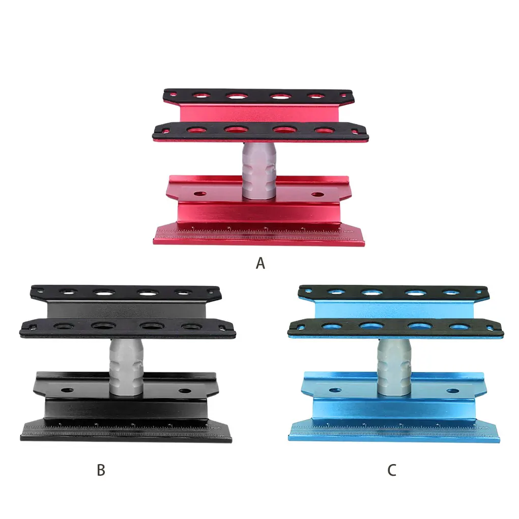 RC カーワークスタンド修理ワークステーションアルミ合金 RC カーワークスタンド安定したセットアップが簡単赤