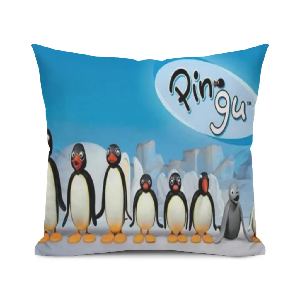 Pingu Pinga Penguin Pillowcase Cushions Cover Cushions Home Decoration Pillows For Sofa