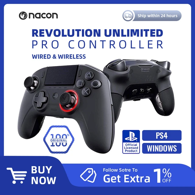 Nacon Revolution Unlimiteo Por Controller Black - for Sony PlayStation4 PS4  and PC Supports wired/wireless modes - AliExpress 44