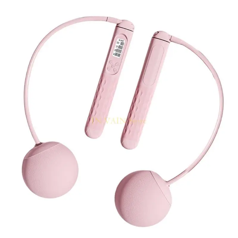 

M5TC Jump Rope, Training Ropeless Skipping Rope for Fitness, Adjustable Weighted Cordless Jump Rope for Men Women Kids Adult