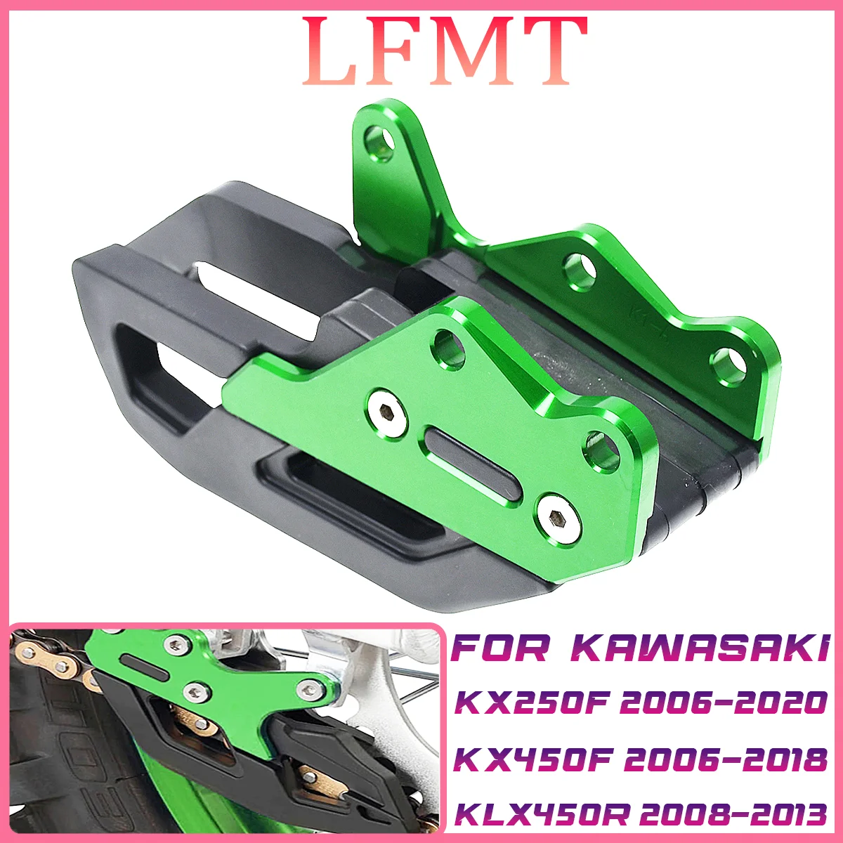 

Endurance motorcycle off-road accessories, motorcycle chain guide guard slider roller suitable for Kawasaki 2006-2020 KX250 450