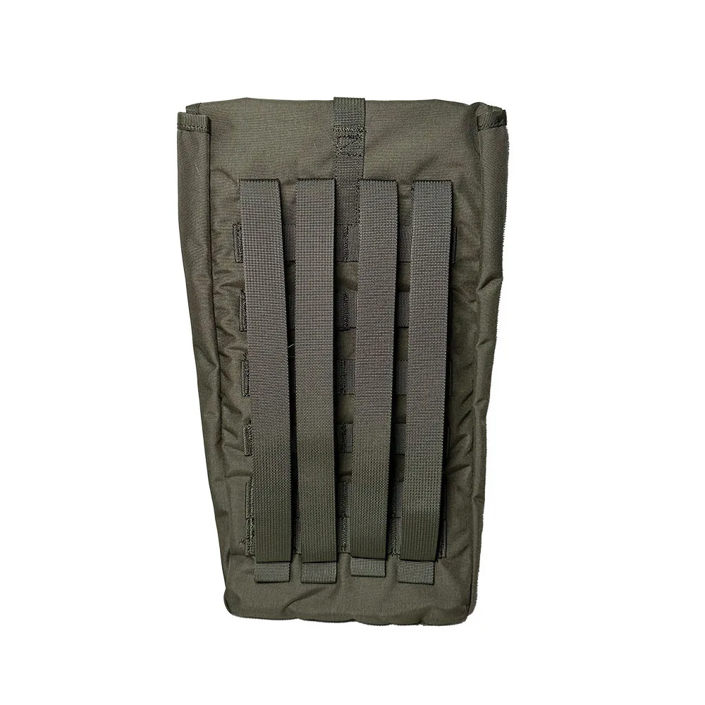 Tactical MOLLE Hydration Pouch Pack for Plate Carrier 36×21cm, Fits 2.5-3L Bladder, Stable Tactical Water Bag