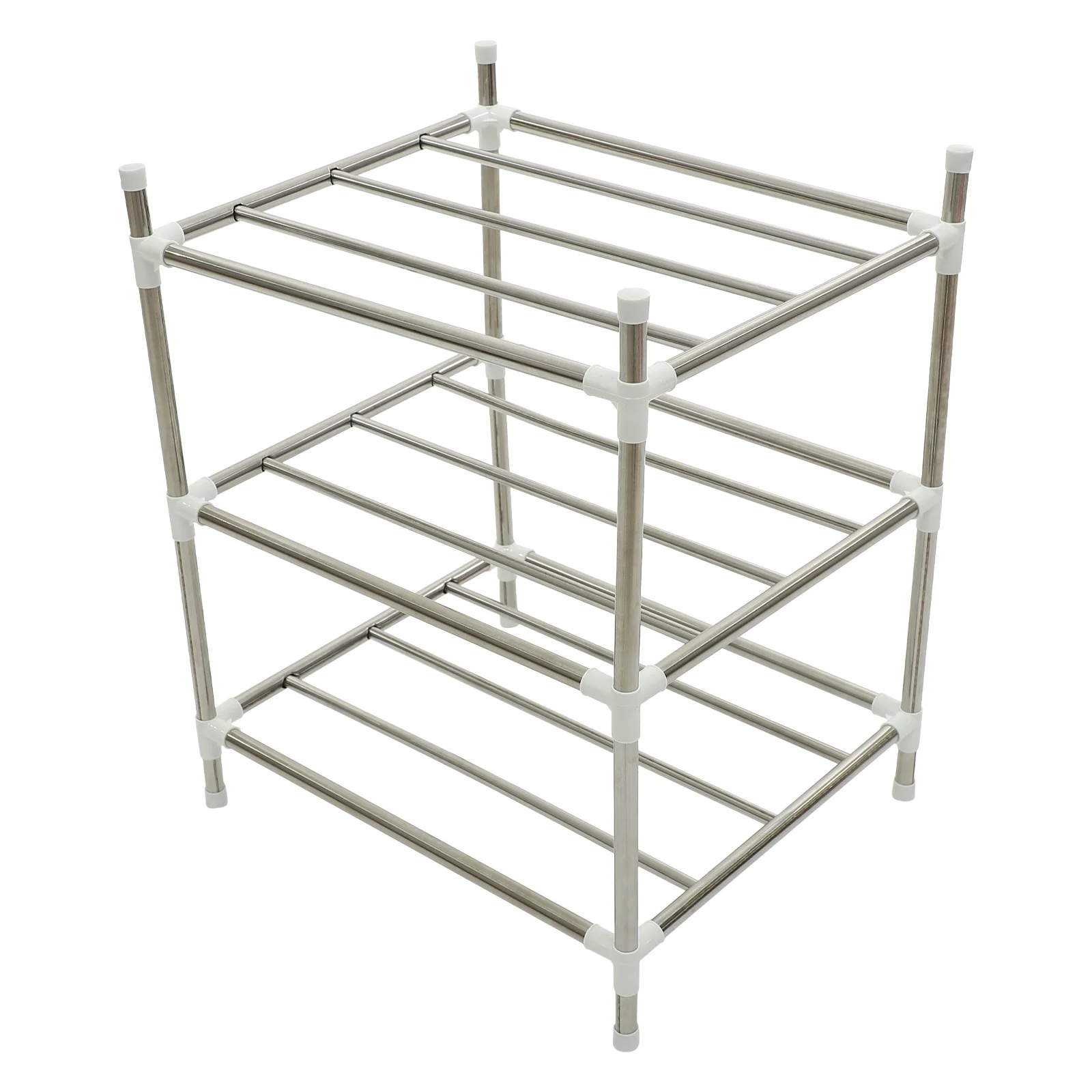 

Kitchen Rack Pan ganizer Storage Wear resistant Home Accessory Plastic Floor Pot Holder Multi function