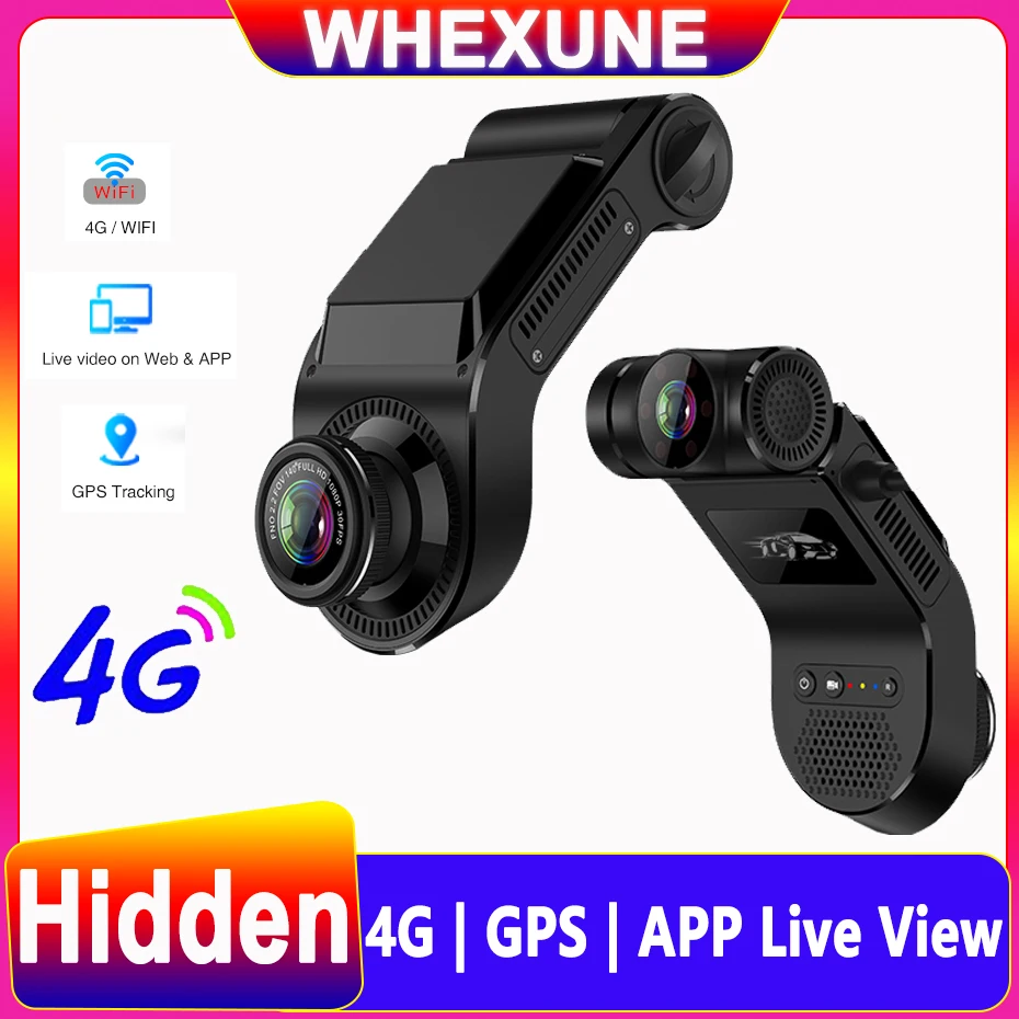 Car Black Box Dash Camera 360 Degree Wide Angle Video Recorder WiFi 4G Sim Cloud Car Dash Camera DVR With Platform App Live