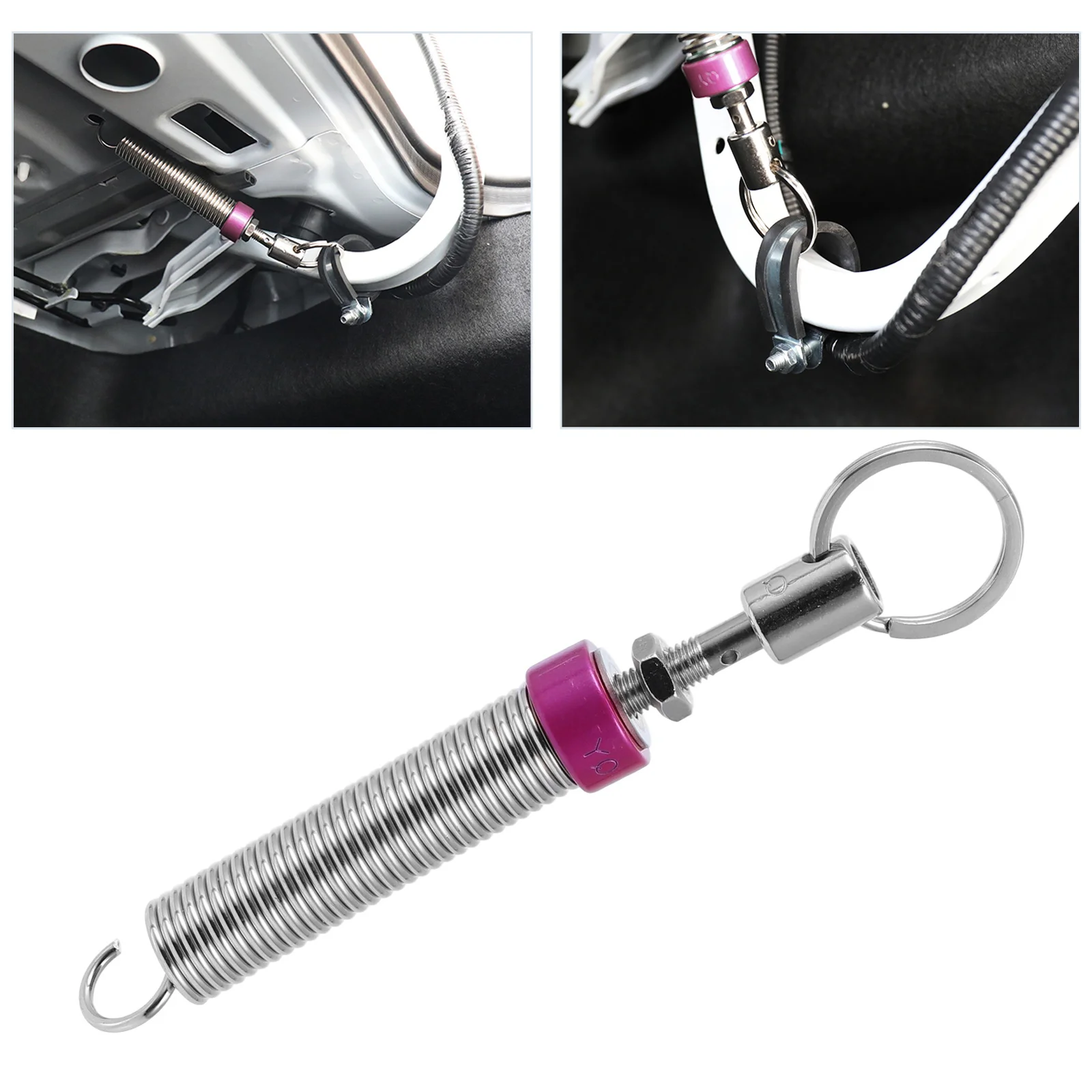 

Car Boot Trunk Lid Adjustable Spring Carbon Alloy Steel Durable Corrosion Resistant Lifting Spring Device Automatic Car Trunk