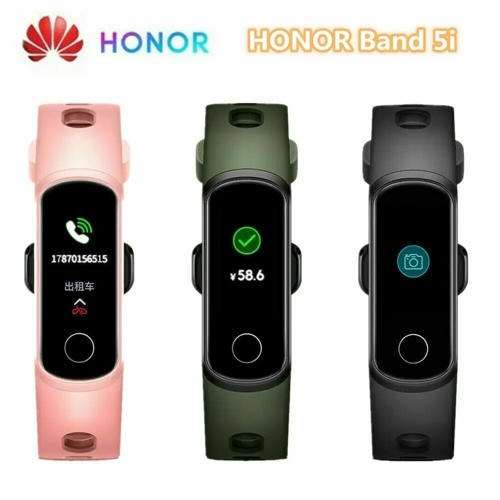 

Original Honor Band 5i 0.96 inch Smart Bluetooth Bracelet 5ATM Waterproof Sports Smartwatch Blood Oxygen Tracker sports Running