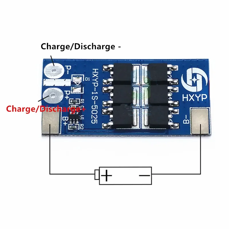 BMS 1S 12A 20A 25A 3.7V lithium battery protection board 18650 4.2V charging voltage/short circuit/overcharge prevention