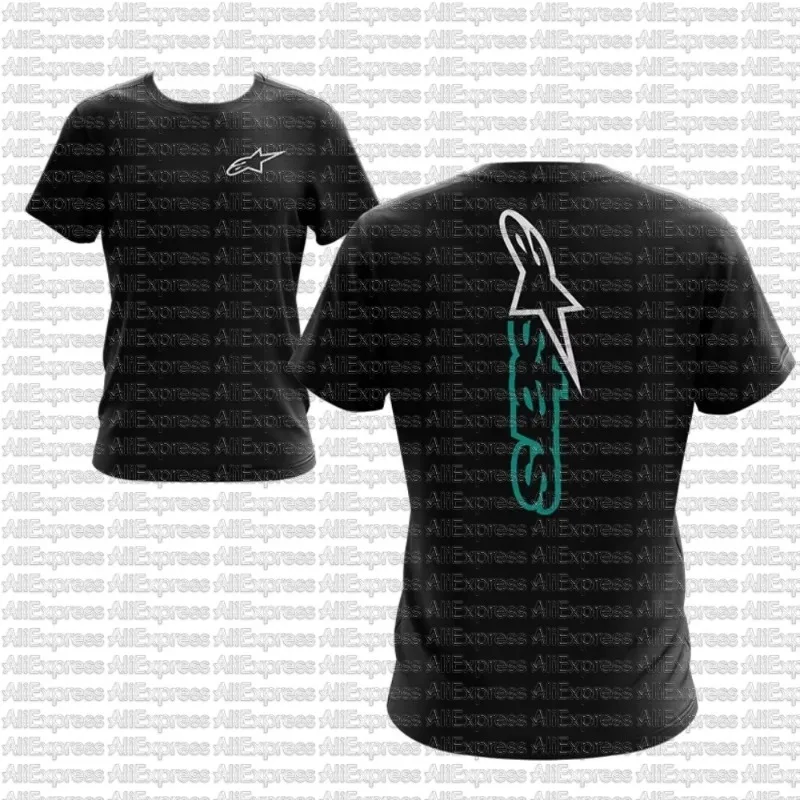 Camiseta de carreras de motos para hombres y mujeres, deportes al aire libre, equitación de ocio, mangas cortas, cómoda y de secado rápido