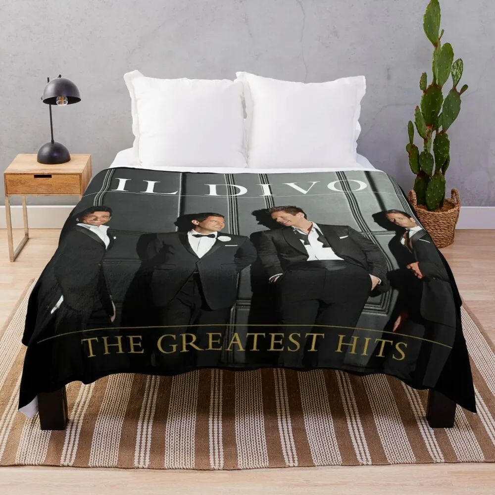 

Il Divo greatest hits deluxe 2 cd version Throw Blanket Picnic warm for winter Comforter warm winter Blankets