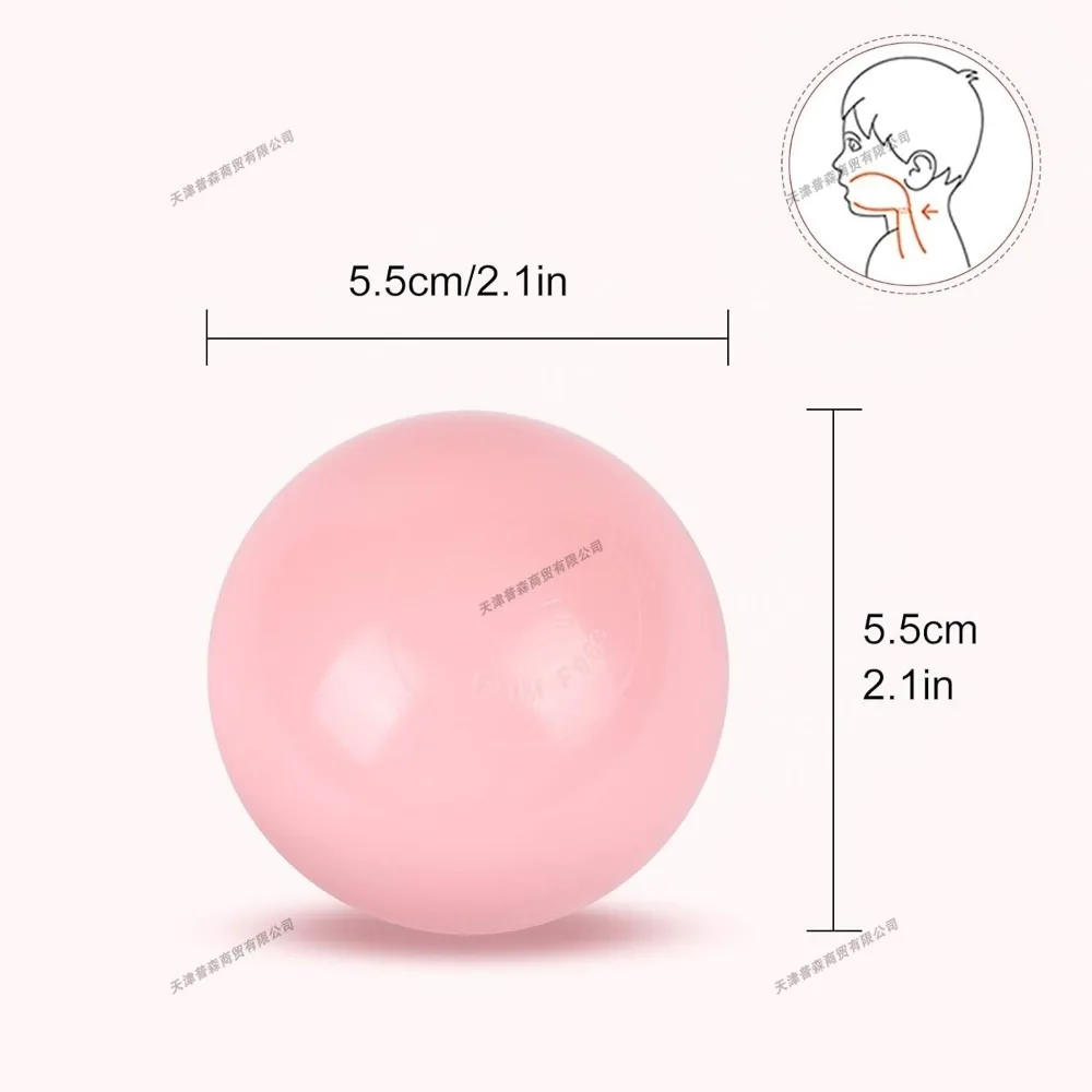 100 ชิ้น 5.5 เซนติเมตรที่มีสีสัน Ocean Balls เด็กเล่นของเล่นพลาสติก Pit Balls สําหรับเด็กสระว่ายน้ํากลางแจ้งเกม Sensory ของเล่นสนามเด็กเล่นในร่ม