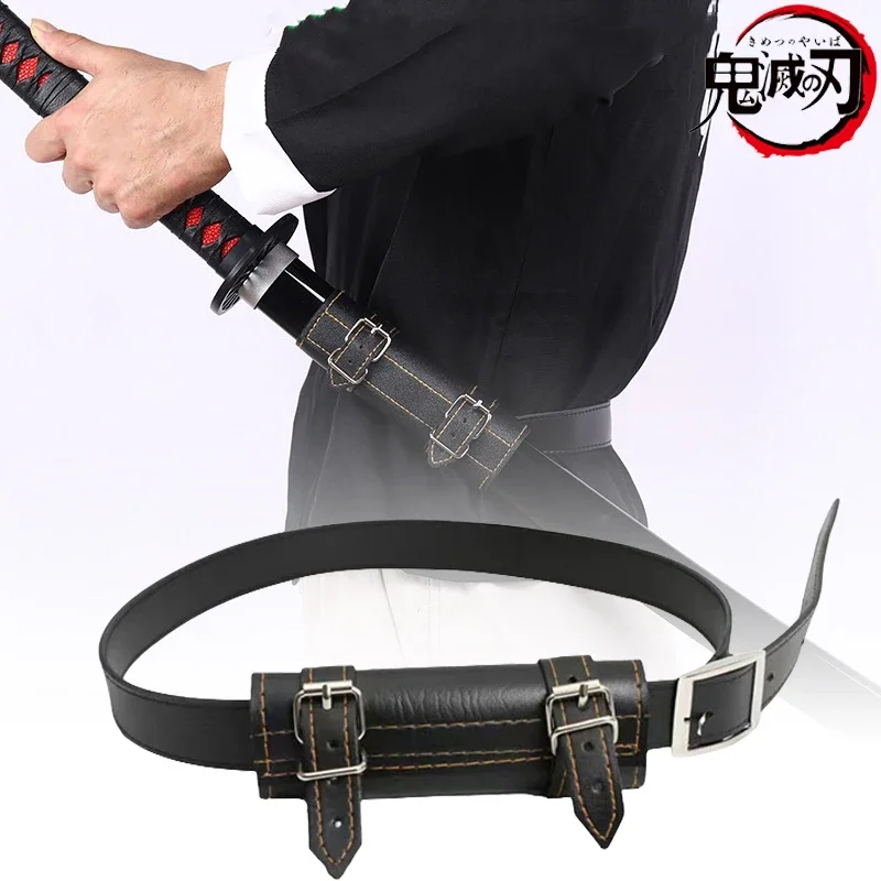 

Katana Belt Holster Demon Slayer Anime Cosplay Prop Japanese Samurai Sword Waist Sleeve Straps Ninja Katana Scabbard Belt Holder