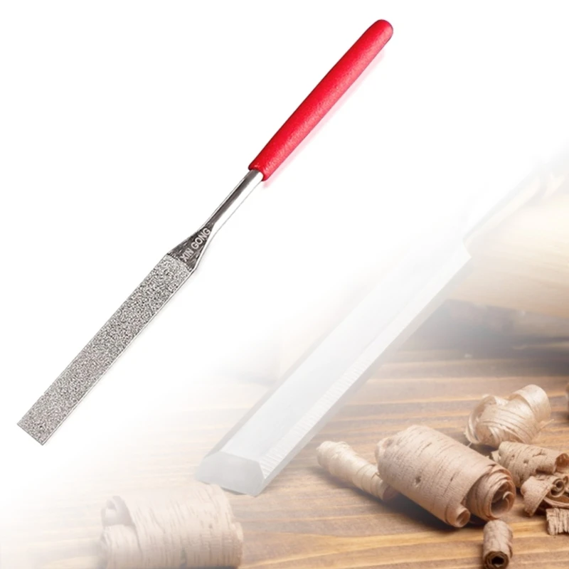 Premium Alloy Steel Needle File Flat File with Diamond Coating for Fine Grinding and Sculpting in Mold Making and Crafts