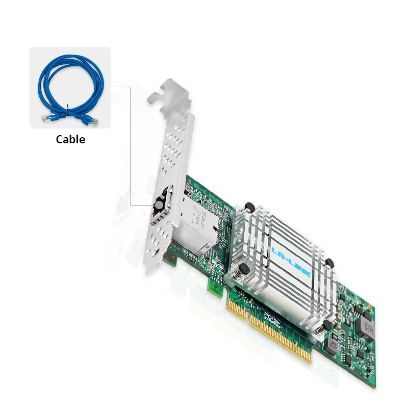 LR-LINK 6801BT 10Gb Nic карта Ethernet Сетевая карта PCI Express X8 сетевой адаптер Lan-карта сервер Intel 82599