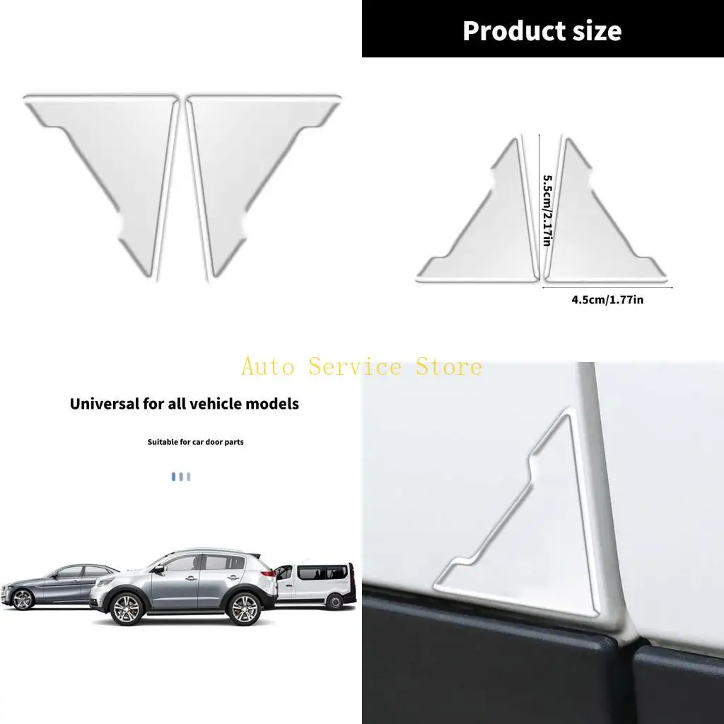 

462A Auto Accessories Car Door Protector Covers Clear Door Guards Trim