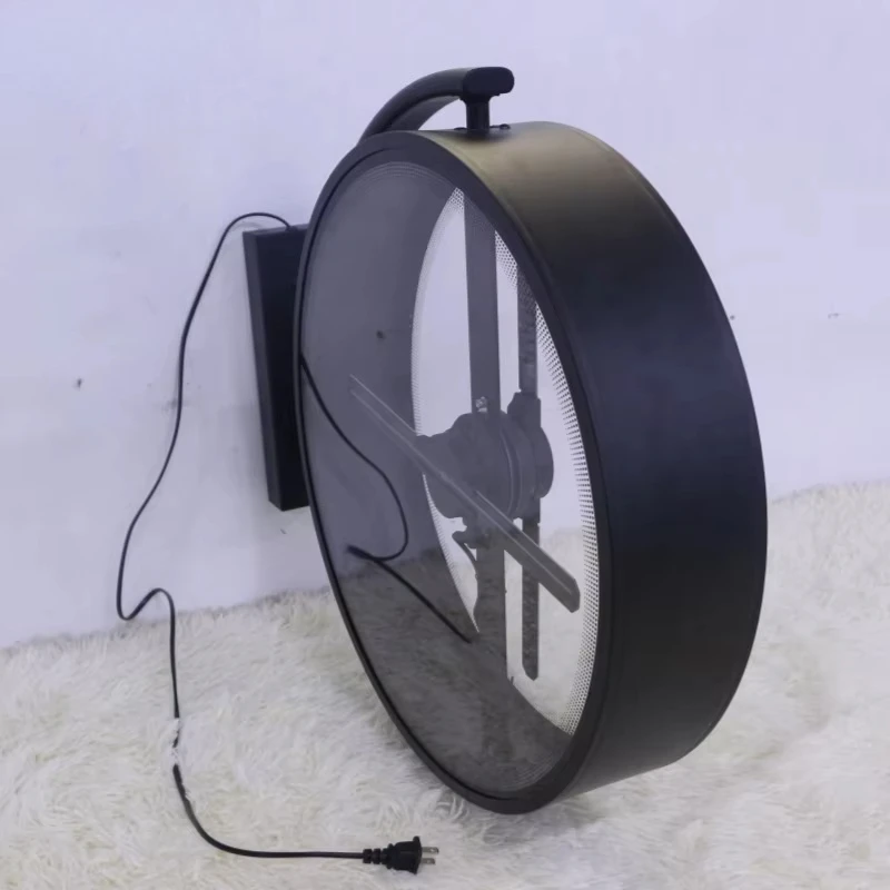 3D Holographic Aluminum Fan Light Box Double-sided Video Signage for Outdoor Education Store Showroom OEM Customization
